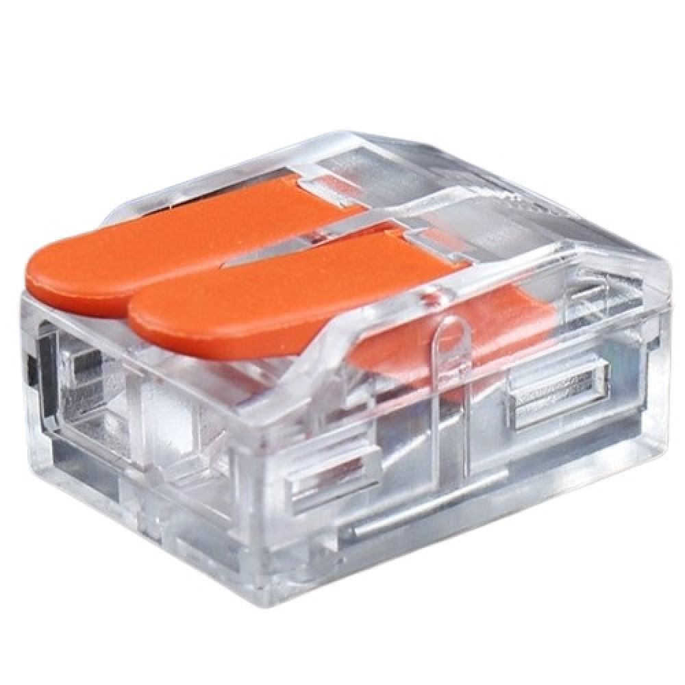 Splicing Connector with Lever, 2x 0.5-6.0mm², 41A, 450V, 20pcs